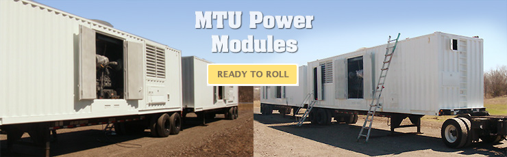 MTU 1650 kW Diesel Power Modules