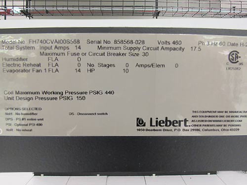 Liebert Label