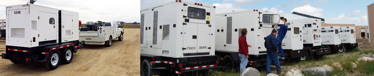 Mobile Diesel Generators for Rent in Construction