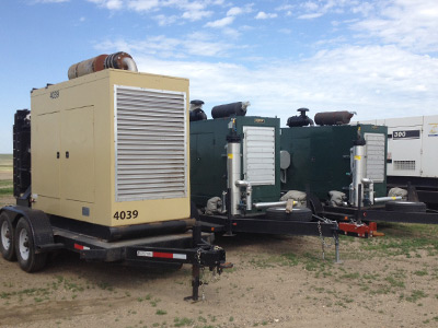 Mobile Natural Gas Generator Fleet
