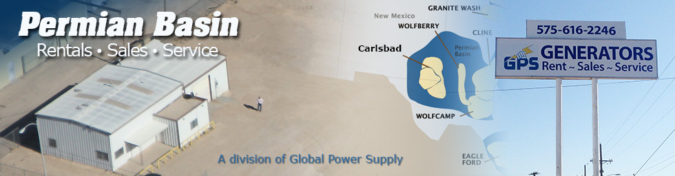 Visit permiangenerator.com GPS Carlsbad New Mexico a division of Global Power Supply