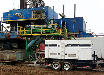 MQ Power Diesel Generator on-site