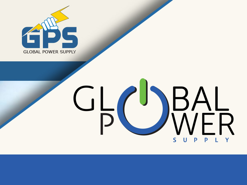 Global Power Supply Logo and Website Announcement