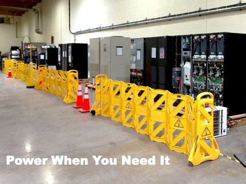 UPS Systems in warehouse
