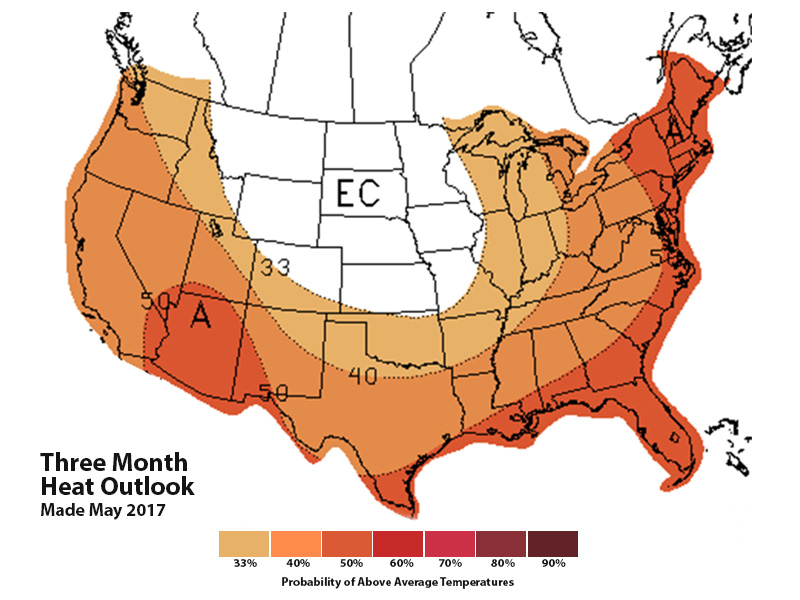 Heat Outlook Map