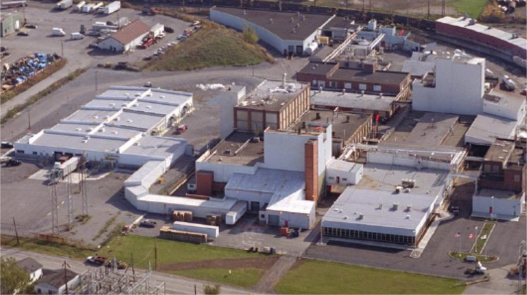 Industrial Manufacturing Facility Aerial View