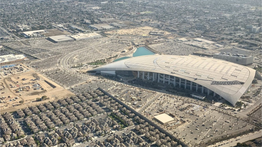 Sofi Stadium Aerial View