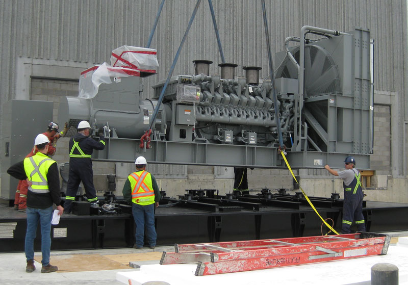 MTU Diesel Generator Installation