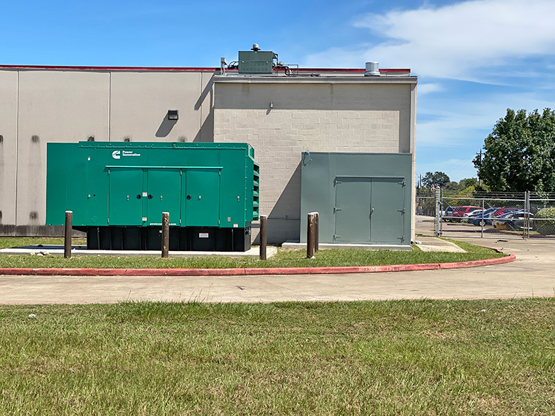 Cummins Standby Generator at Facility