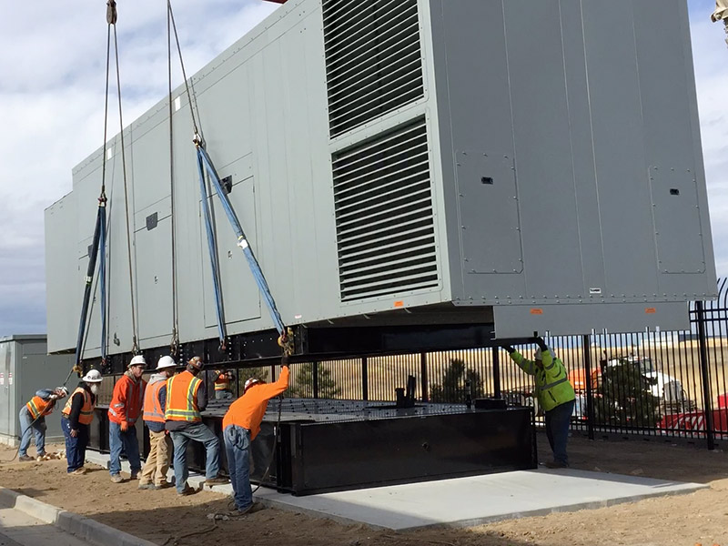 Large Generator on Custom Fuel Tank