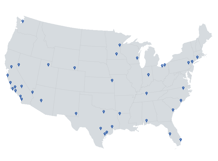 GPS Our Locations Map