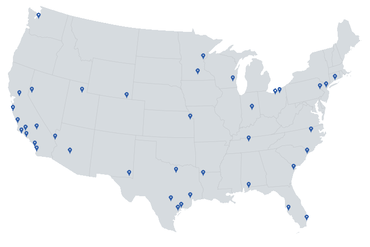 GPS Our Locations Map