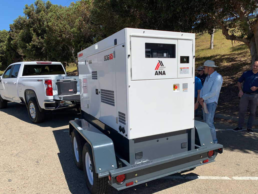 ana mobile diesel generator towable
