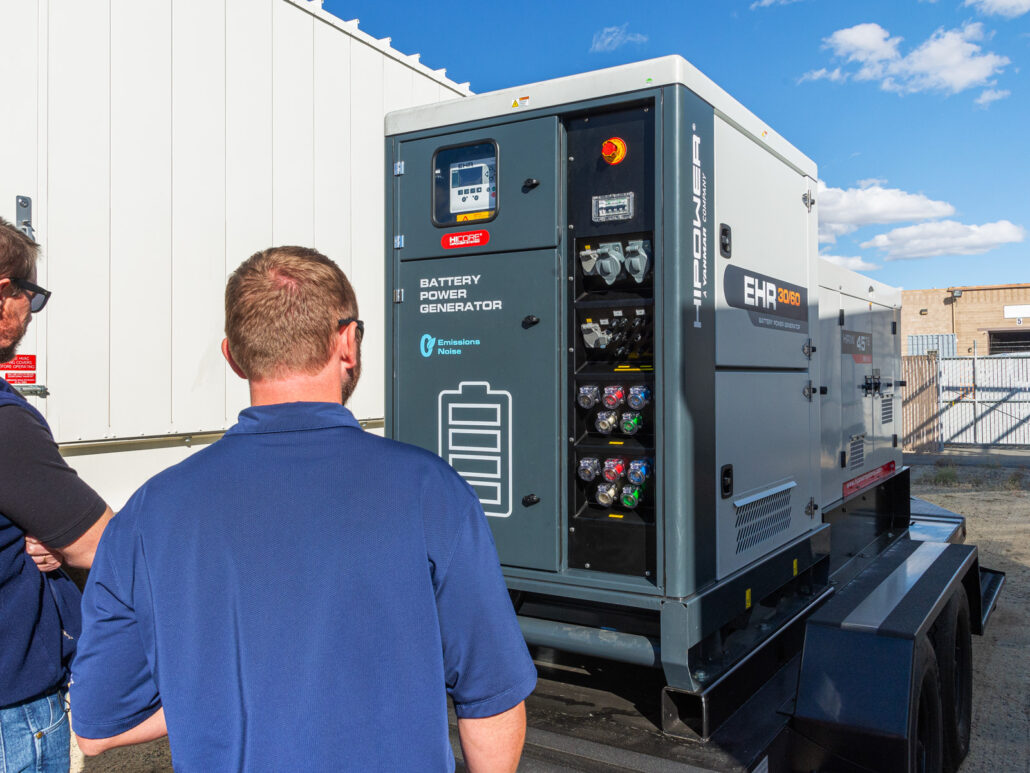 BESS hybrid ups diesel mobile generator