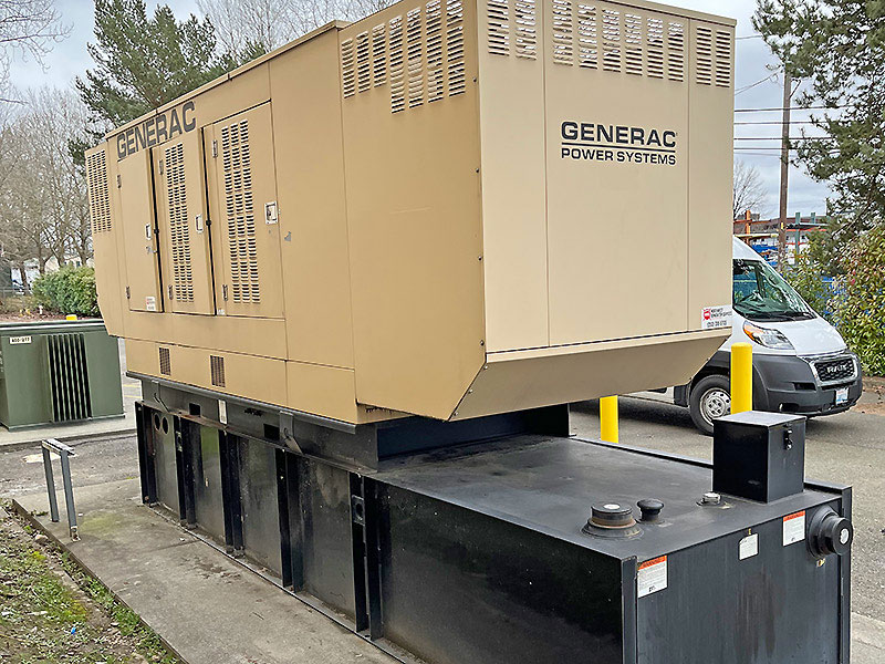 weatherproof generator enclosure