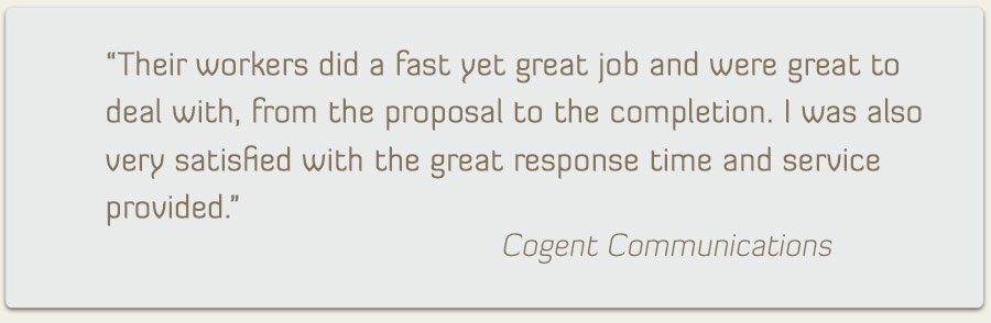 What our customers say about us