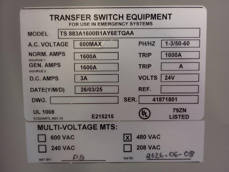 Thomson 1600A TS 880 Thomson 1600A TS 880