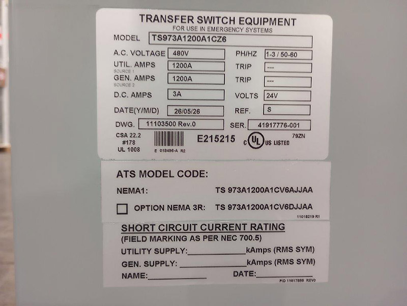 Thomson 1200A TS 970 Thomson 1200A TS 970