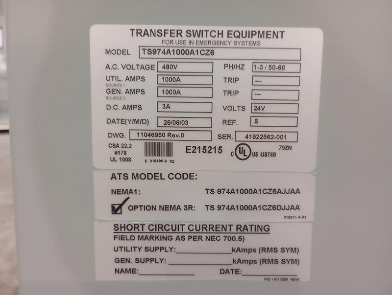 Thomson 1000A TS 970 Thomson 1000A TS 970