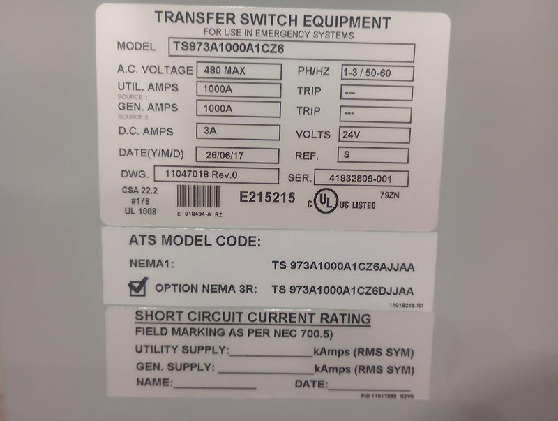 Thomson 1000A TS 970 Thomson 1000A TS 970