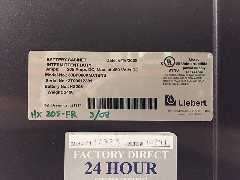 Liebert NX Battery Cabinet