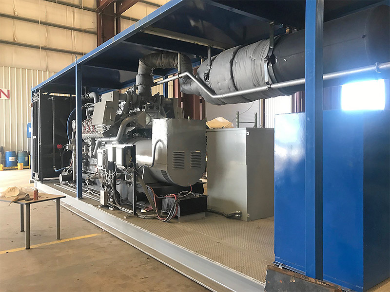 Used Waukesha 1100 kW L7042GSI Natural Gas Generator (#7075)