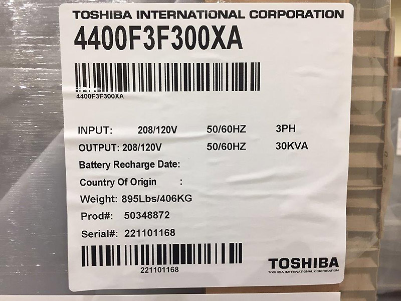 Toshiba 4400 Series 30 kVA