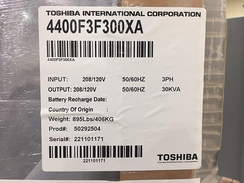 Toshiba 4400 Series 30 kVA