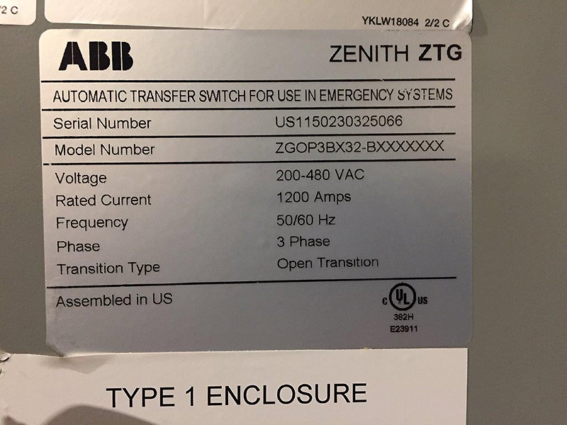 ABB 1200A ZTG