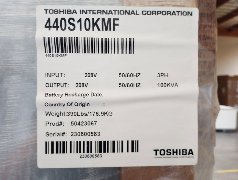 Toshiba 4400 Series 100 kVA