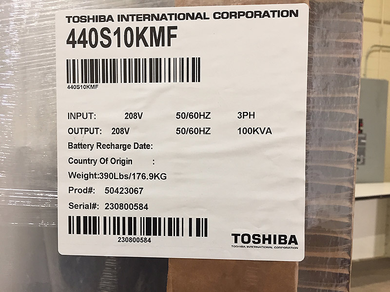 Toshiba 4400 Series 100 kVA
