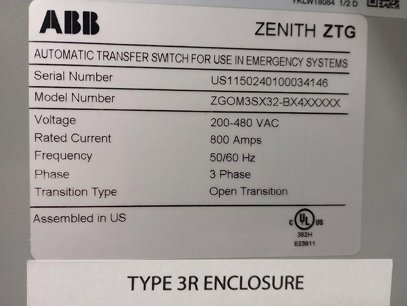 ABB 800A ZTG