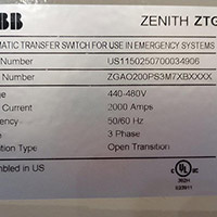 ABB 2000A ZTG 2