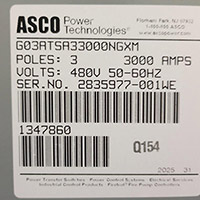 ASCO 3000A Series 300 3