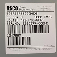 ASCO 3000A Series 300 2