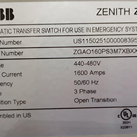 ABB 1600A ZTG 2