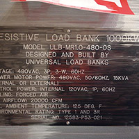 Universal Load Banks 1000 kW R1000 2