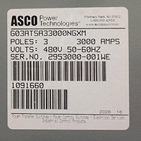 ASCO 3000A Series 300 3