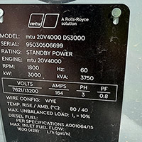 MTU 3000 kW DS3000 1