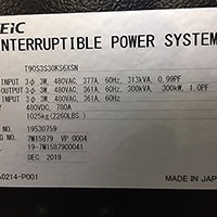 Toshiba G9000 Series 300 kVA 3