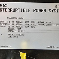 Toshiba G9000 Series 300 kVA 3