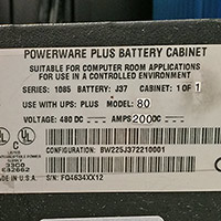 Eaton Powerware Plus Battery Cabinet