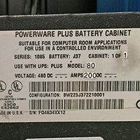 Eaton Powerware Plus Battery Cabinet 1