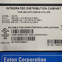 Eaton Powerware 9390 IDC Maintenance Bypass 80 kVA Image 4