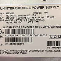 Eaton Powerware 9390 160 kVA 5