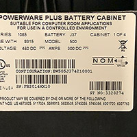 Eaton Powerware 9315 Battery Cabinet 8