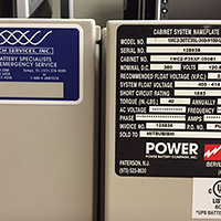 Mitsubishi 2033C Battery Cabinet Image 1