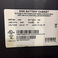 Eaton Powerware 9390 Battery Cabinet Image 2