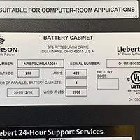 Liebert APM Battery Cabinet 5