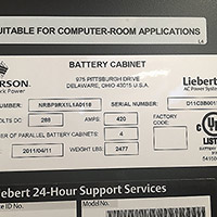 Emerson Liebert APM Battery Cabinet Image 2